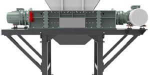 Double Shaft Aluminum Can Bottle Shredder Machine