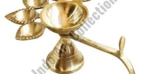 Brass Panchdeep Diya