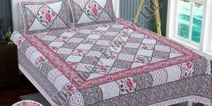 Cotton Jaipuri Printed Bedsheet