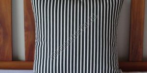 Cotton Striped Cushion Cover