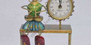 Table Decor Doll Clock
