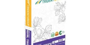 Trident Royal Touch 80 GSM A4 Size Copier Paper 500 Sheets White (Pack of 1 Ream)