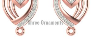 ER-2226 Ladies Rose Gold Earring