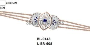 L-BR-608 Ladies Gold Bracelet