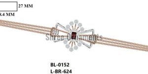 L-BR-624 Ladies Gold Bracelet