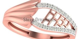 M-PLR-3940 Ladies Rose Gold Ring