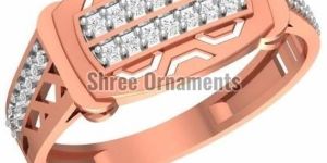 R-SJGR-2226 Mens Rose Gold Ring