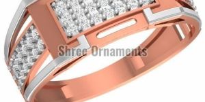 R-SJGR-2259 Mens Rose Gold Ring
