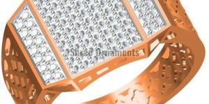 SJGR-2373 Mens Gold Ring