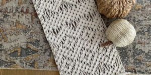 Handwoven Macrame Table Runner