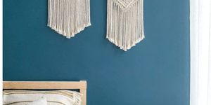 White Cotton Macrame Wall Hanging