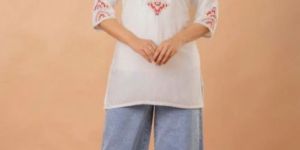 Ladies Fancy Embroidered Tops