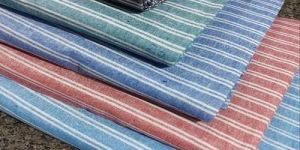 Khadi Cotton Striped Fabric