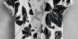 Mens Lycra Floral Print Half Sleeve Shirt