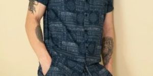 Mens Printed Night Suit