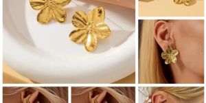 RFF307ERN2PCRGLD Designer Artificial Earrings