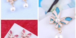RFF317ERN3DS1ST6PCSMLC Western Artificial Earrings