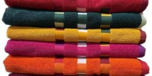 Hotel Striped Bath Towels