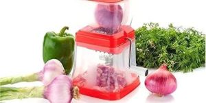 Red Plastic Onion Chopper