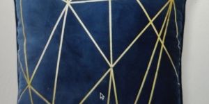 Foil Print Cushion Cover