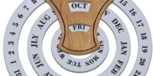 Acrylic Wooden Wall Calendar