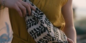 Hand Block Printed Crossbody Bag