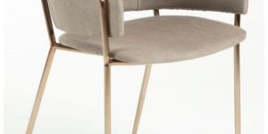 Steel Pvd Gold Chair