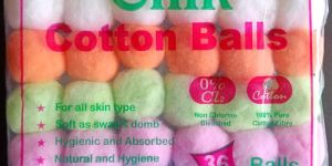 Coloured Cotton Balls