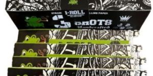 I-ROLL King size Brown Unbleached Rolling paper (3 Paper + 3 Filter tips)