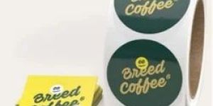 Breed Coffee Label Packaging Stickers