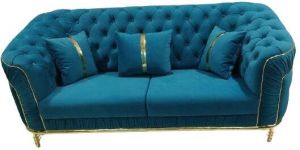 Italian Style Fabric Modern Button Tufted Sofa Set