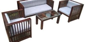 4 Seater Wooden Sofa Set