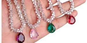 American Diamond Necklace Set