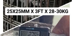 Mild Steel Welded Mesh 25X25MM