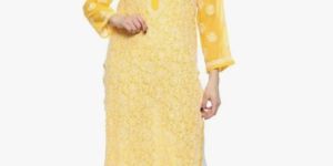 Chikan Chiffon Kurti