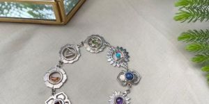 Silver Chakra Bracelet