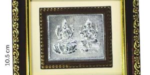 Framed Silver God Idols