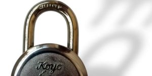 Koyo ABCL+ 69mm 14 pins Push Padlock with 4 brass Keys