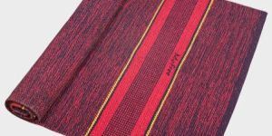 Maroon Cotton Yoga Mat