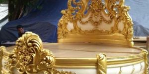 Wood Carving Bed