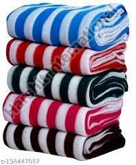 Fleece Check Blanket (300Gm)