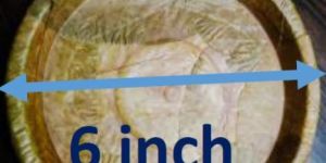 6 Inch Sal Leaf Plates