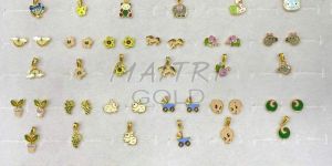 Kids Gold Pendant Set