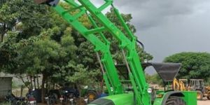 Green & Black Tractor Front End Loader