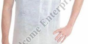 White Disposable Apron