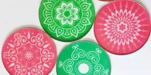 Rangoli Stencil - 8 inch jali - 100 pcs