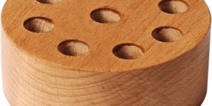 Round Curator Block with Eight Holes