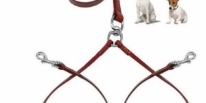 Leathe Double Leash