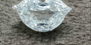 White Lips Cut Lab Grown Diamond