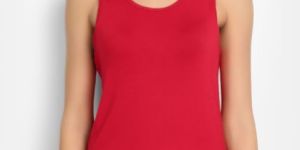 Bamboo Red Runner Vest Top
